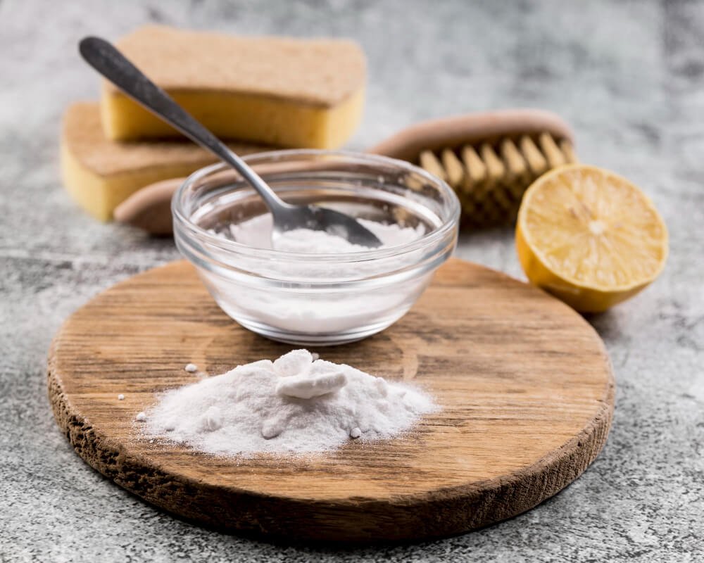how to clean with baking soda