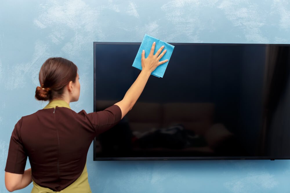 Cleaning hacks for specific TV models